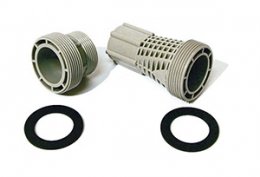 Slangkopplinssats 40mm till 1" samt 1/2" filteradapter