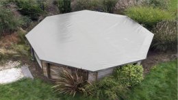 Säkerhets-/Vinteröverdrag Familypool 505 GRÅ