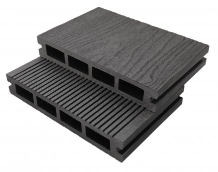 Kompisttrall Panda trall 25x153, 20m² Antracitwood,grå, svart