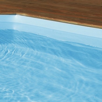 Liner Familypool 535x335/136 blå 0,6 mm oktagonal oval