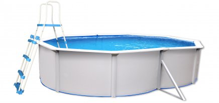 Bahia Oval Ovanmarkspool 490x360/120 122