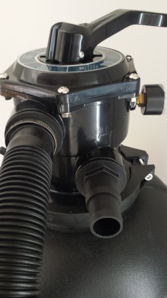 7-vägs Centralventil med siktglas och manometer