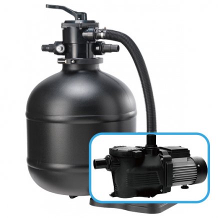 Reningsverk Sandfilterpaket för pool upp till 60m3 550W 50cm diameter exkl sand