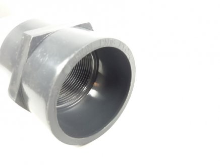 Muff övergång PVC, DixGi, 50x1½", PN16, ivl/ivg