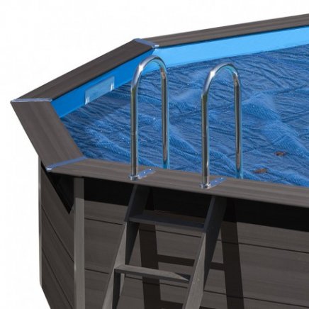 Solfolie 400g för pool 664 x 386 oval oktagonal