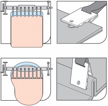 Fästen klämmor upprullare för däckad pool