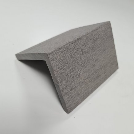 Komposittrall Panda Hörnlist 65x75x2400, Greywood / Naturgrå