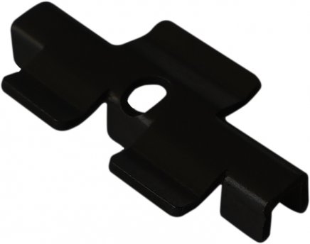 Montage clips rostfri svart för Panda Komposittrall