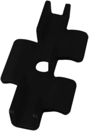 Montage clips rostfri svart för Panda Komposittrall