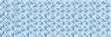 Mosaikliner blå mönstrad poolduk Familypool familjepool träpool