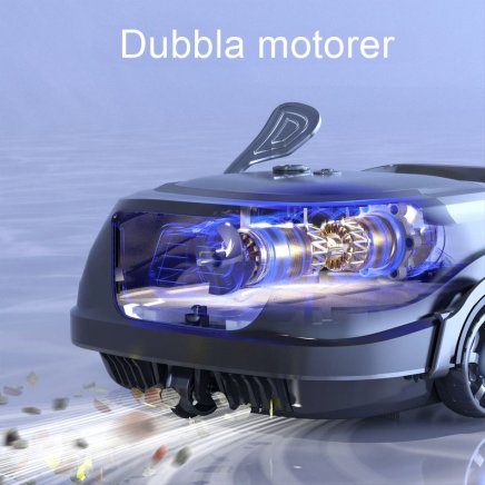Poolrobot Wybot A1 dubbla motorer för säkrare drift