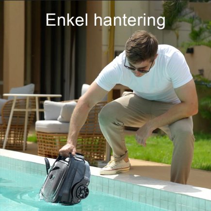 Poolrobot Wybot A1 lätt enkel hantering
