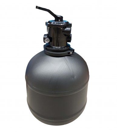 Sandfilter 50 cm 500 mm rymmer 75kg filtersand