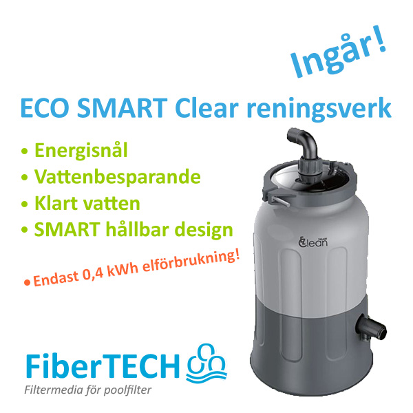 Spara el, spara vatten, bättre rening med ECO SMART Clear reningsverk